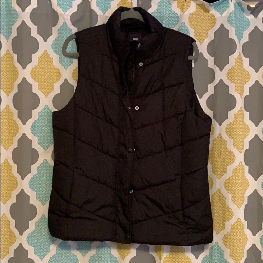 Black Puffer Vest